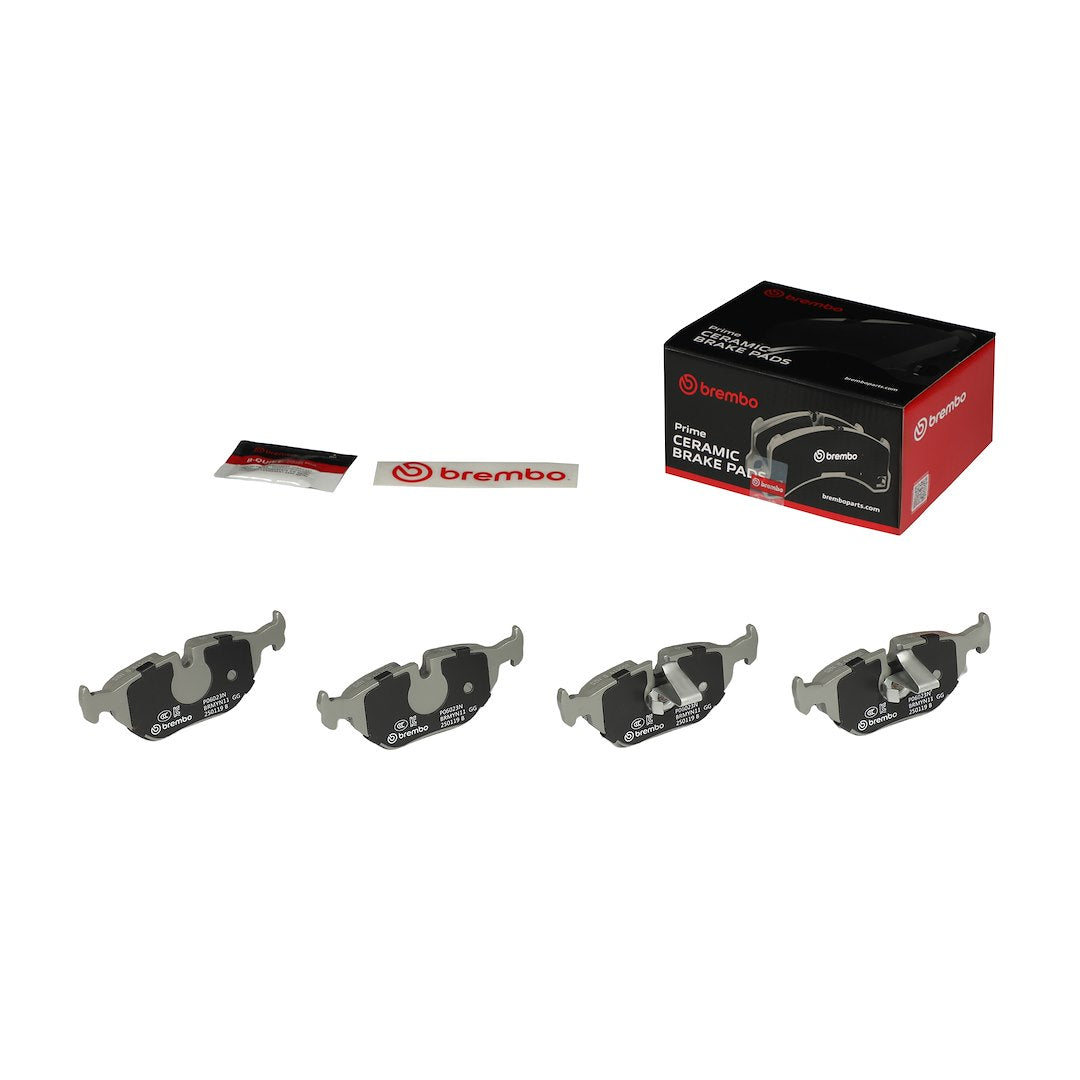 Brembo Premium Low-Met OE Equivalent Pad Brake Pad P06023N - Disc Set