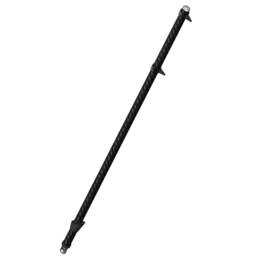 Taco Metals No Supplier Warranty Flagpole FP-0125-CF54 - Carbon Fiber Flag Pole J-Lock