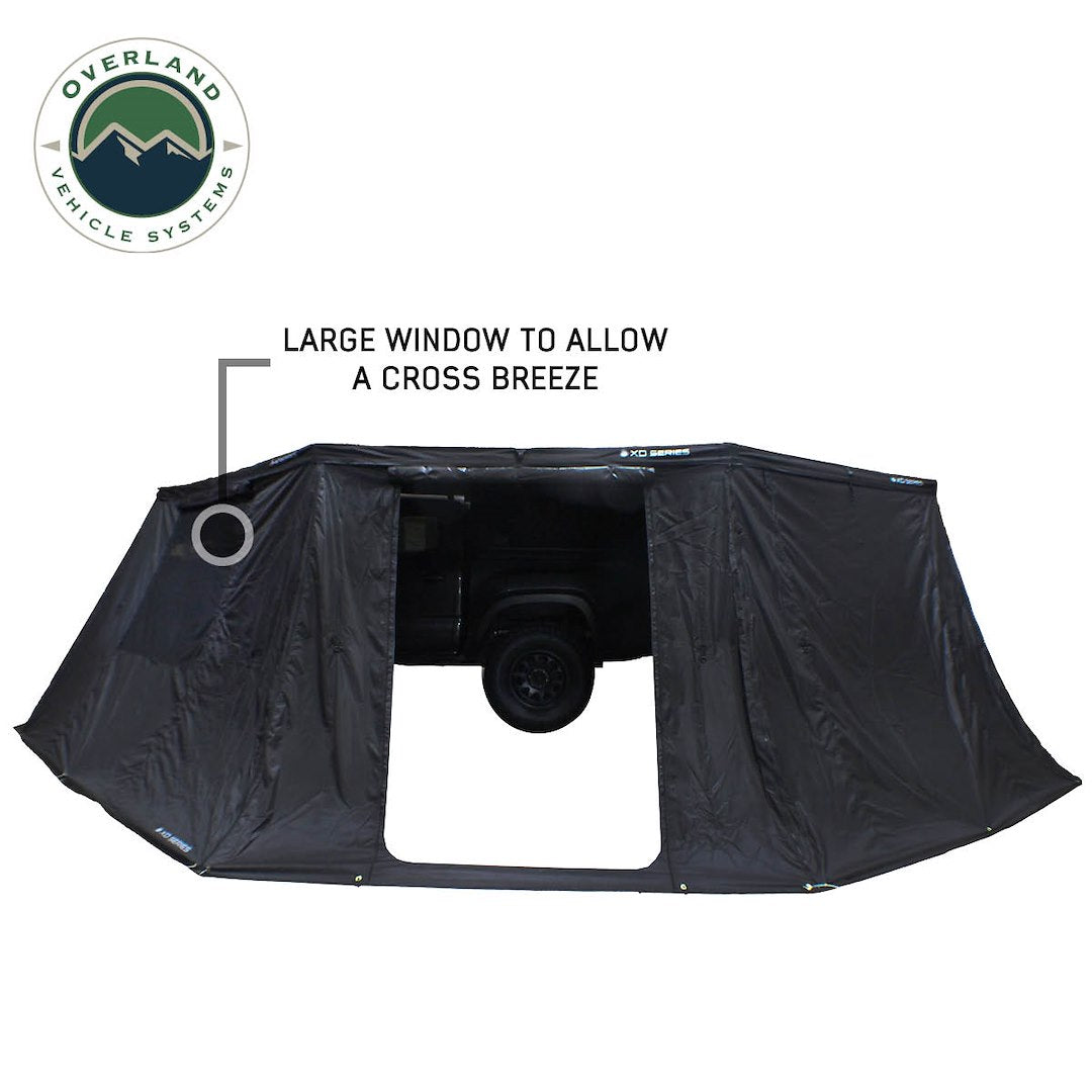 Overland VCL Quick Deploying Free Standing Shade Awning - Roof Rack Kit Component 19690023 - XD Nomadic 270 Wall BL