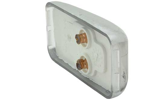 Grote Perlux Quick And Easy Installation License Plate Light 60261 - Gray Lamp