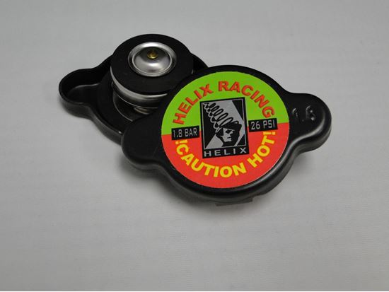 Helix Racing 212-1801 Made from aluminum alloy - Black Radiator Cap 1.8 Bar