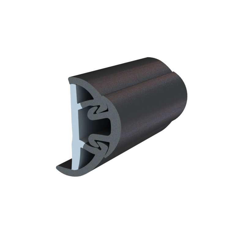 Taco Metals Features Predrilled For Fasteners Boat Rub Rail V11-9991BBK60-2 - Supro-Flex RR Kit Insert Overl