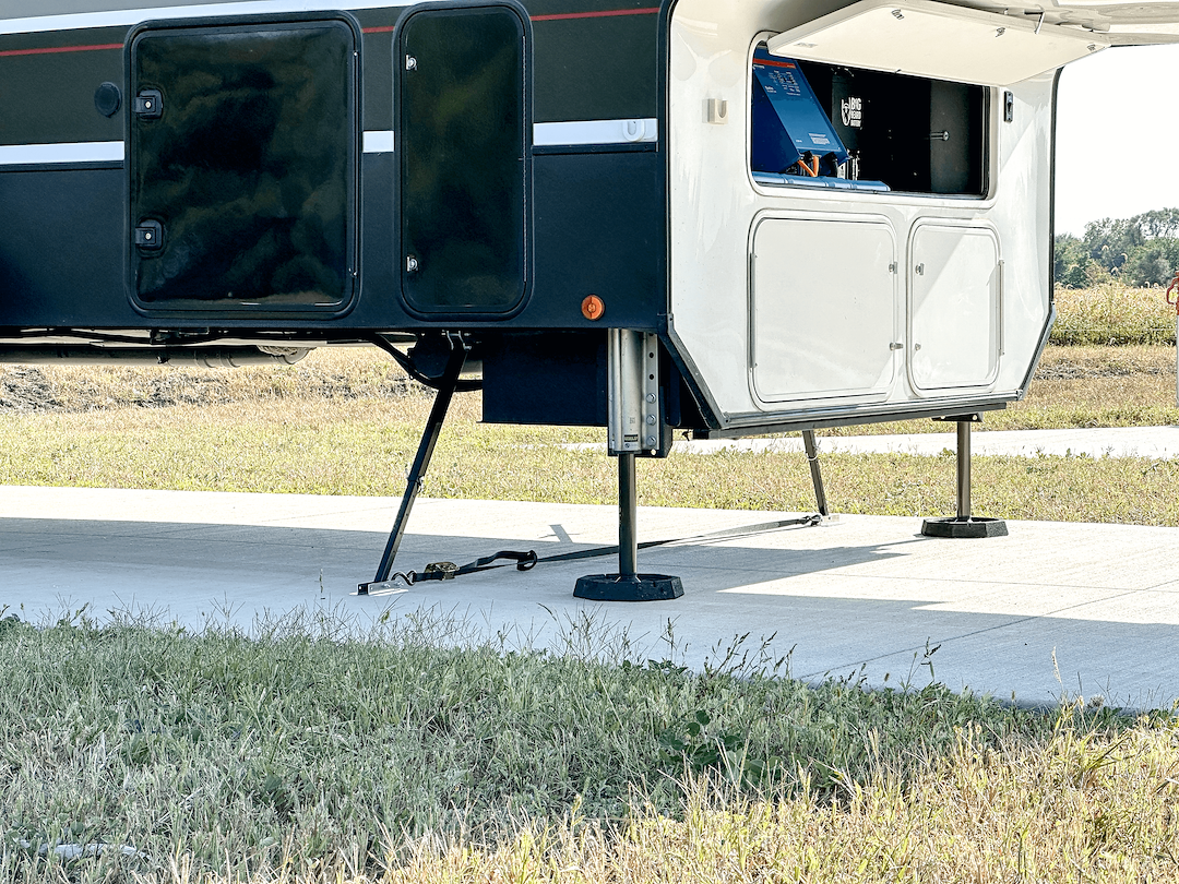 MOR/Ryde No Drilling Required Trailer Stabilizer Jack Stand SP54-253 - X-Brace I-Beam