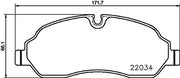 Hella Maximum Durability And Comfort Brake Pad 355021571 - Set Disc