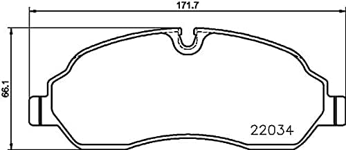Hella Maximum Durability And Comfort Brake Pad 355021571 - Set Disc