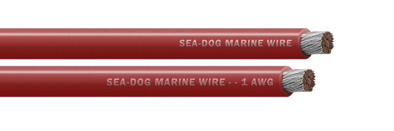SEA DOG 8001021 - Red Awg 50FT Battery Cable
