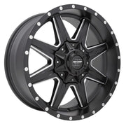 Wheel Pros Compatible With TPMS 5148-295550 - Black 20X9.5 5X150 5BSMM Satin Mld