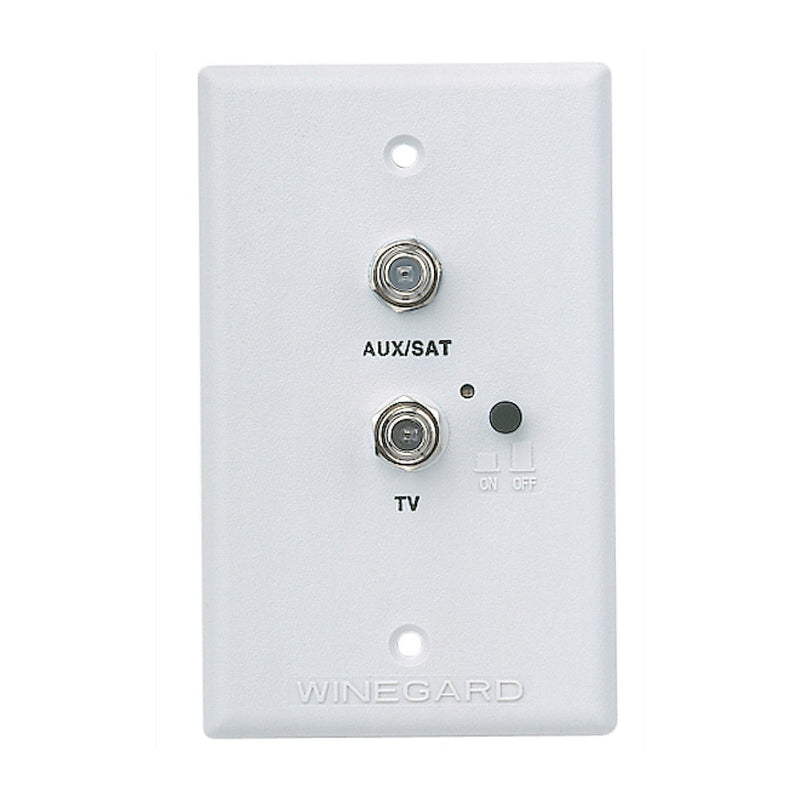 Winegard Easy To Install Wall Plate Power Supply RV-7542 - Pwrsup 75 OHM SET CBL