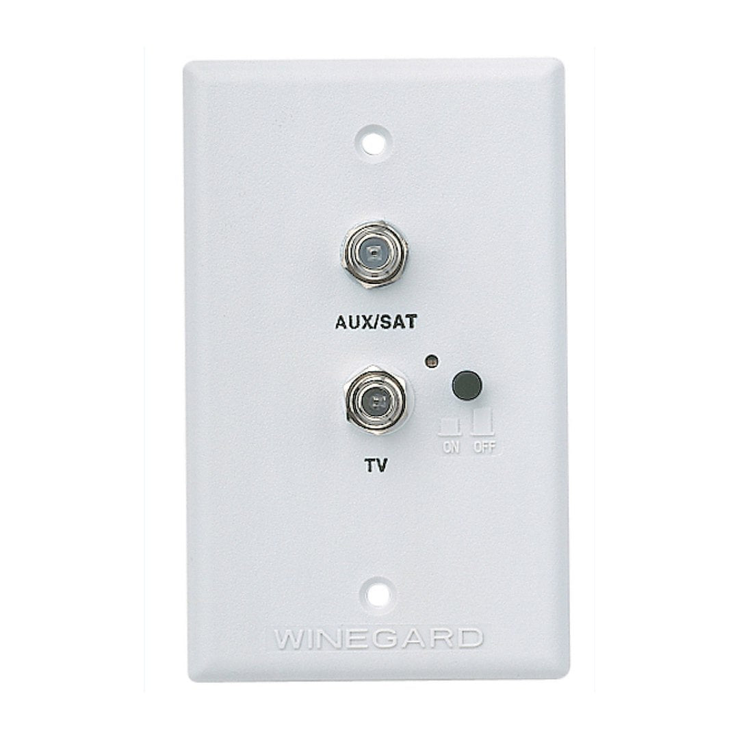 Winegard Easy To Install Wall Plate Power Supply RV-7542 - Pwrsup 75 OHM SET CBL