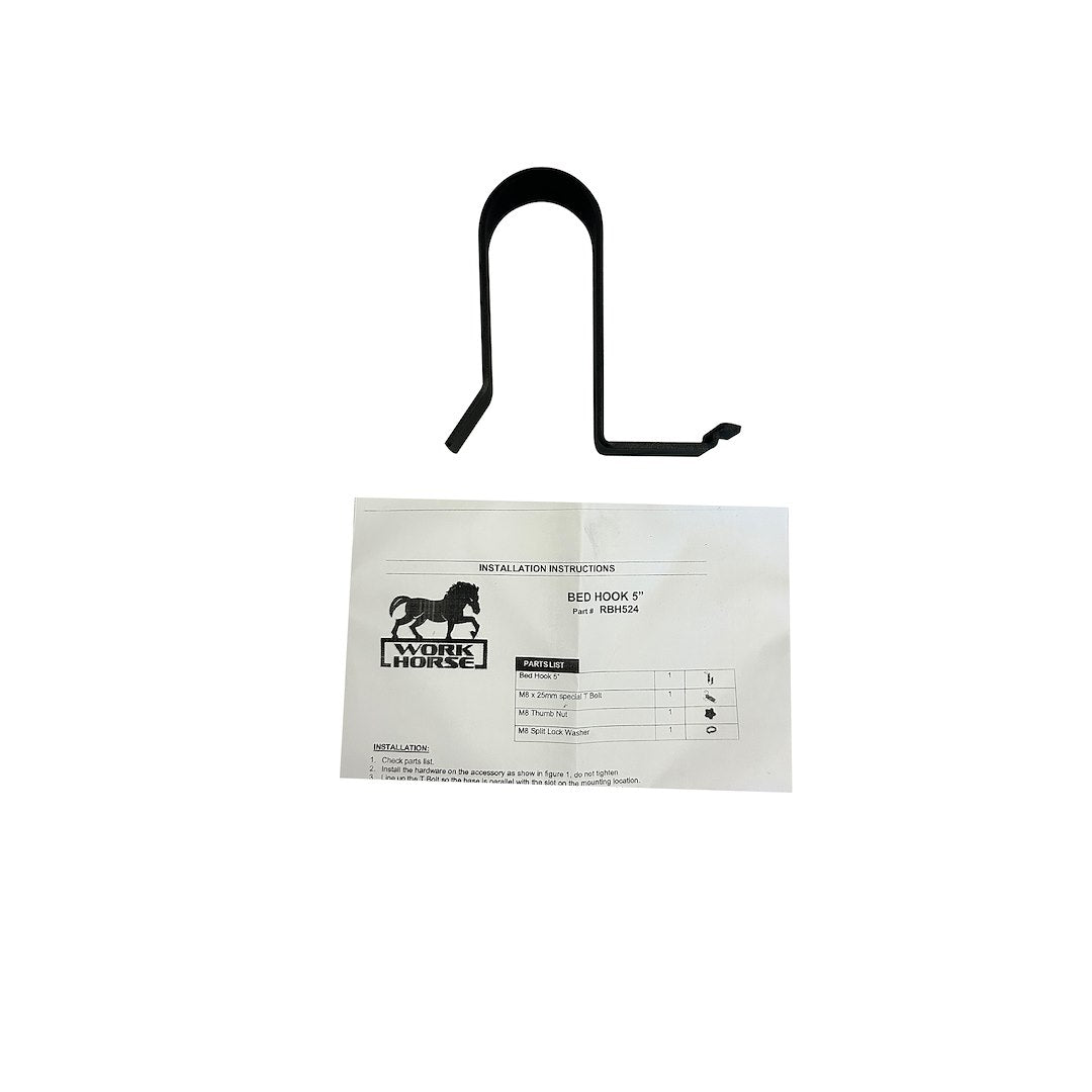 Black Horse OEM Quality And Appearance Ladder Rack Utility Hook RBH524 - K2 Bed