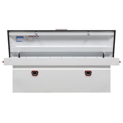 Weatherguard Limited Lifetime Warranty Tool Box 128-3-03 - White FS Deep Saddle Steel