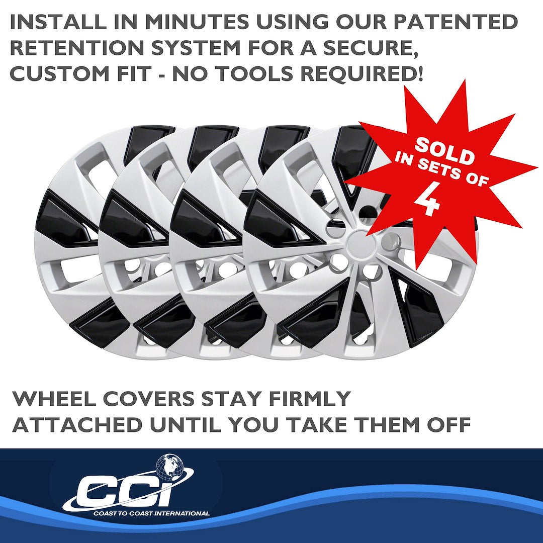 Coast2Coast Limited Lifetime Warranty Wheel Cover IWC53816SB - Silver WC 19-25 Altima BK 16 Spl SP