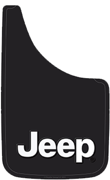 Plasticolor Unbreakable Premium Protection Mud Flap 000491R01 - Jeep Guard
