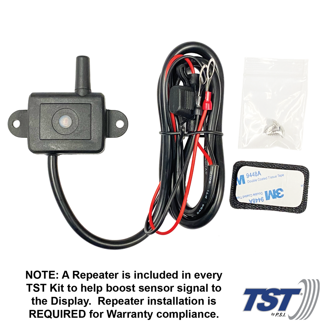 Truck SYSTMS Batteries Are User Replaceable Tire Pressure Monitoring System - TPMS TST-770-FT-4-TC - 770 Series Flow Th…