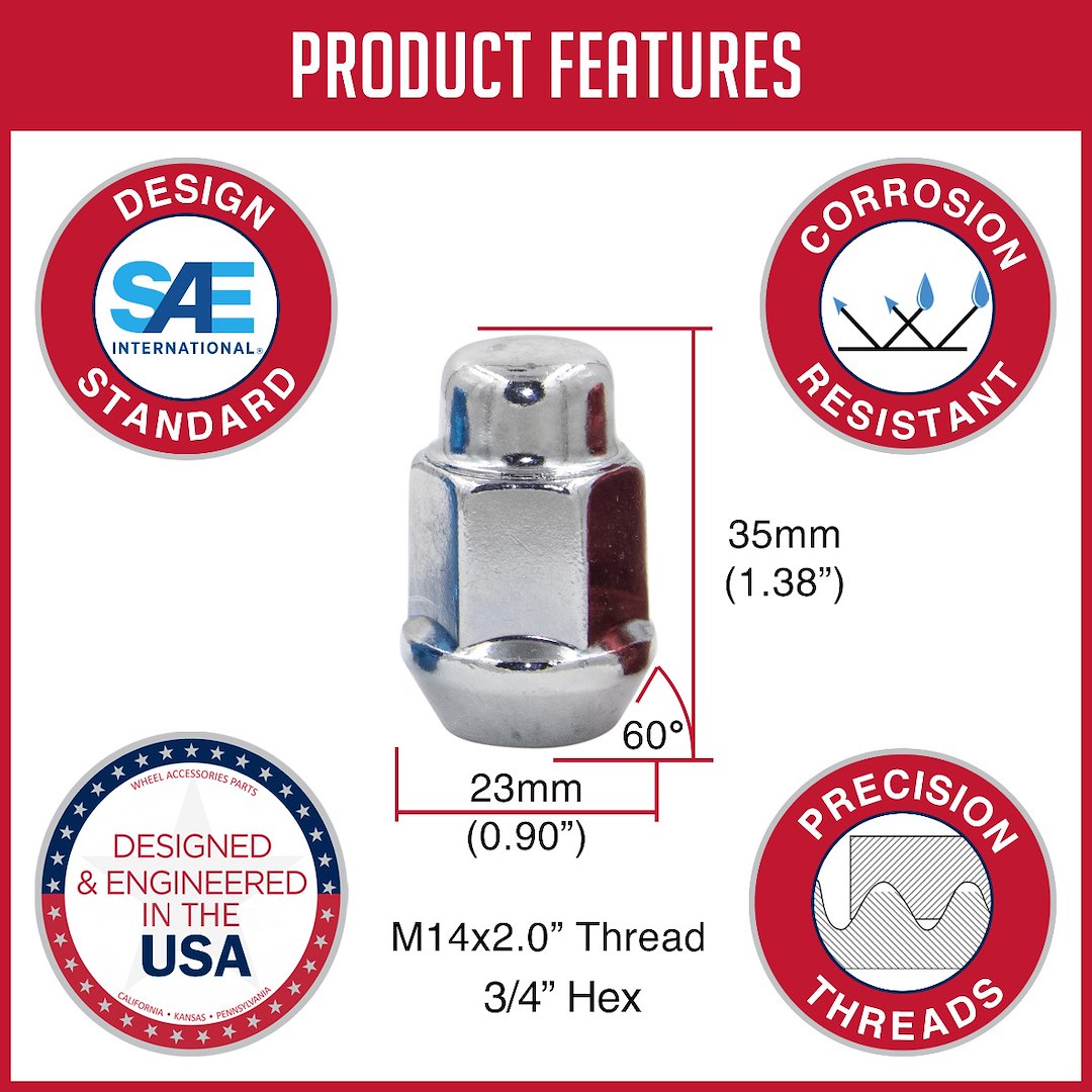 Revolution 871173 Lug Nut
