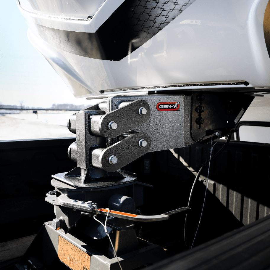 GEN-Y Hitch Maintenance Free Fifth Wheel Trailer Hitch Pin Box GH-8051 - Executive Torsion-Flex Rhino
