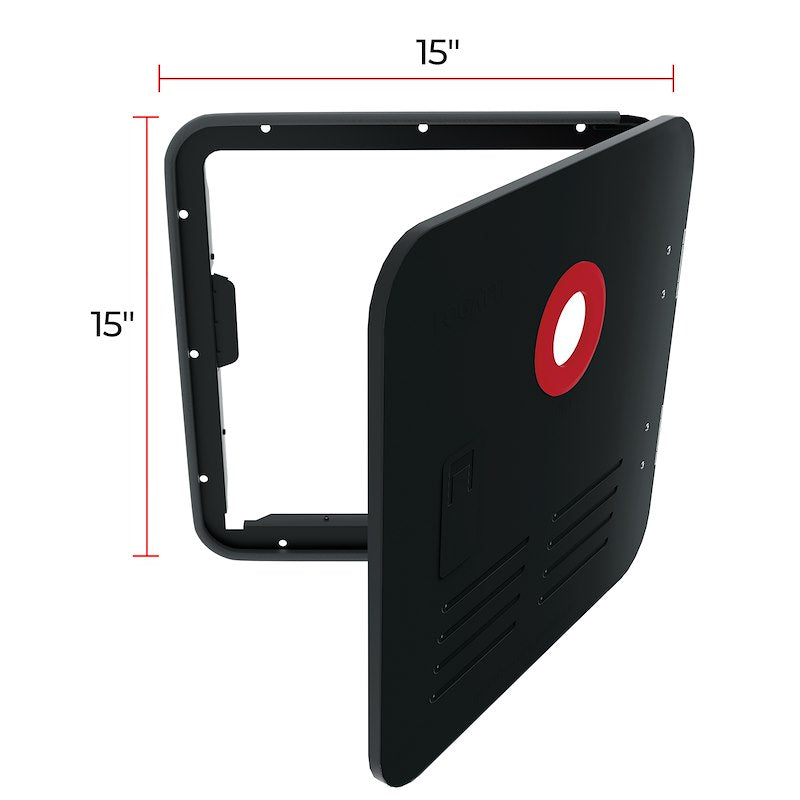 Fogatti Water Heater Access Door: FSBD-1515/BLACK Fogatti 15*15 Door Kit - Black For Instash