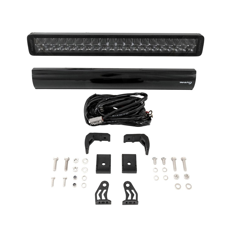 Trailfx Limited Lifetime Warranty Light Bar 20DRBKCM - 20IN DR 40X5W BK Combo BK Cvr