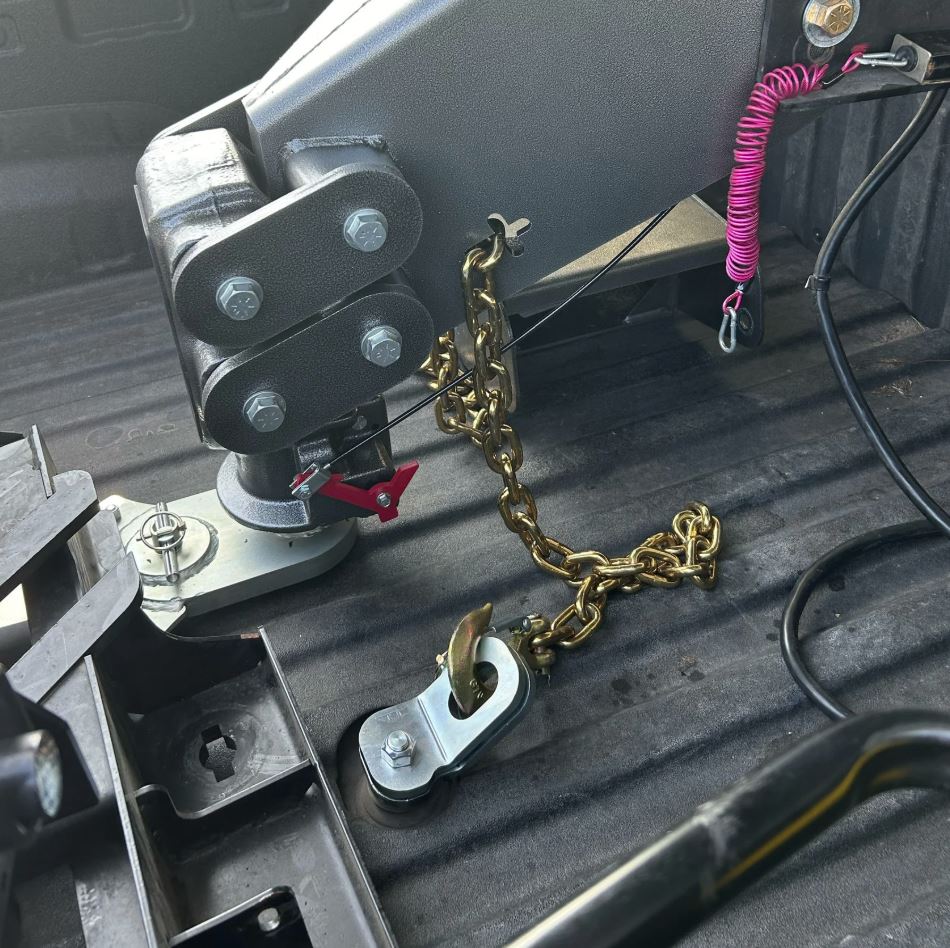 GEN-Y Hitch Made In USA Trailer Safety Chain Anchor GH-103195 - Pair Plate Style Puck AS