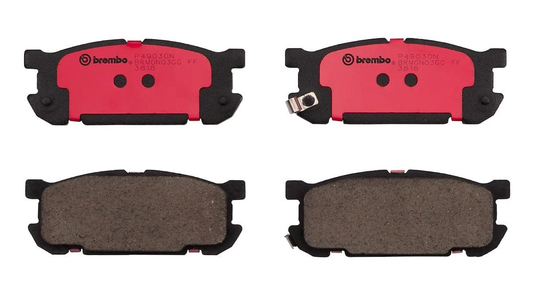 Brembo Premium Low-Met OE Equivalent Pad Brake Pad P49030N - Disc Set