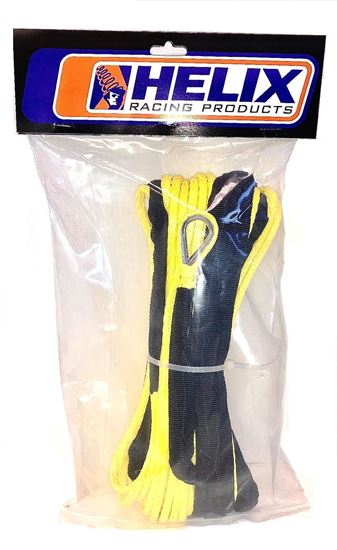 Helix Racing Limited Lifetime Warranty Winch Cable 600-3050 - Synthetic Rope 16 50 FT