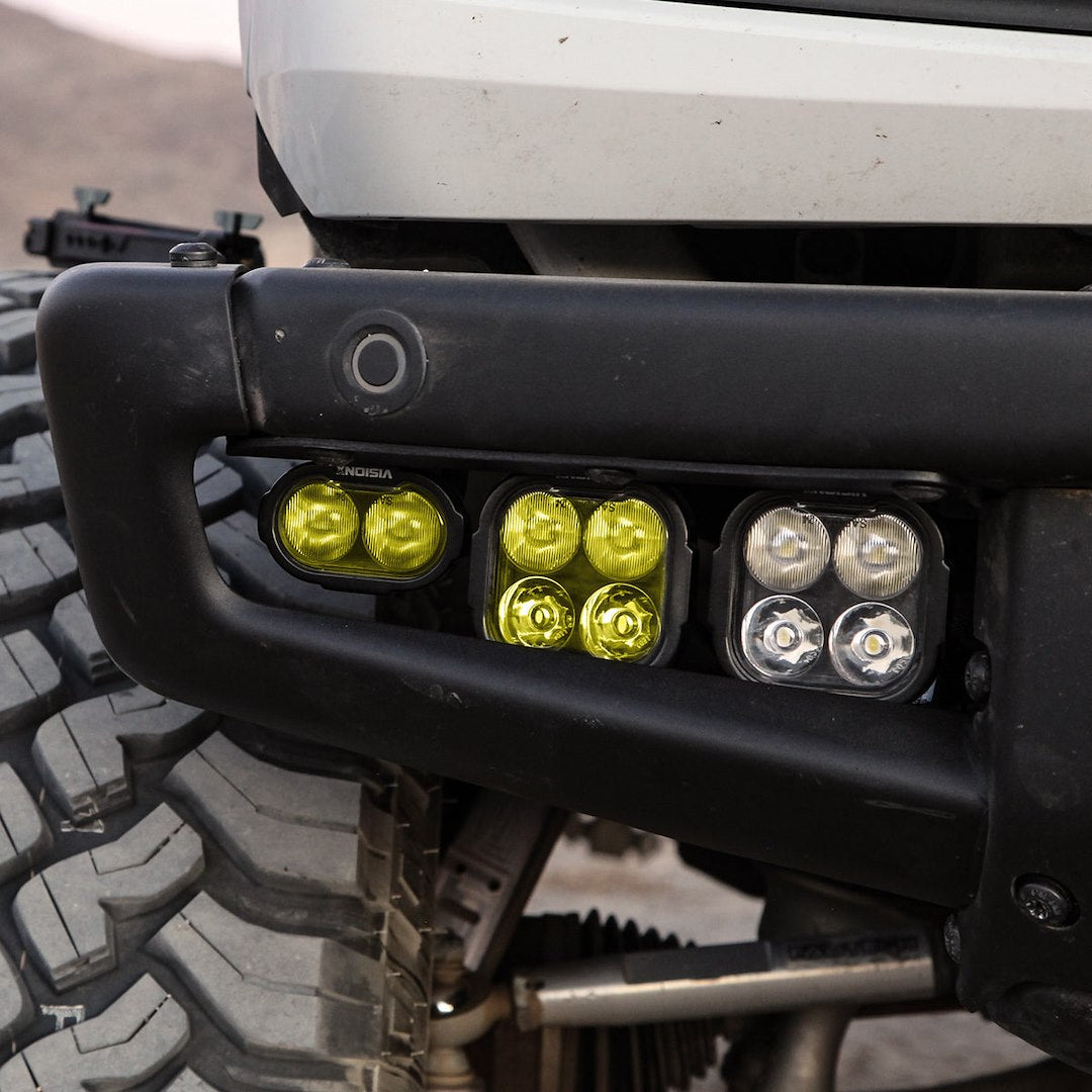 Vision X Limited Lifetime Warranty Driving/ Fog Light Dura2-DL2Cbsykit - 2-LED 60-20 Beam Drl YW