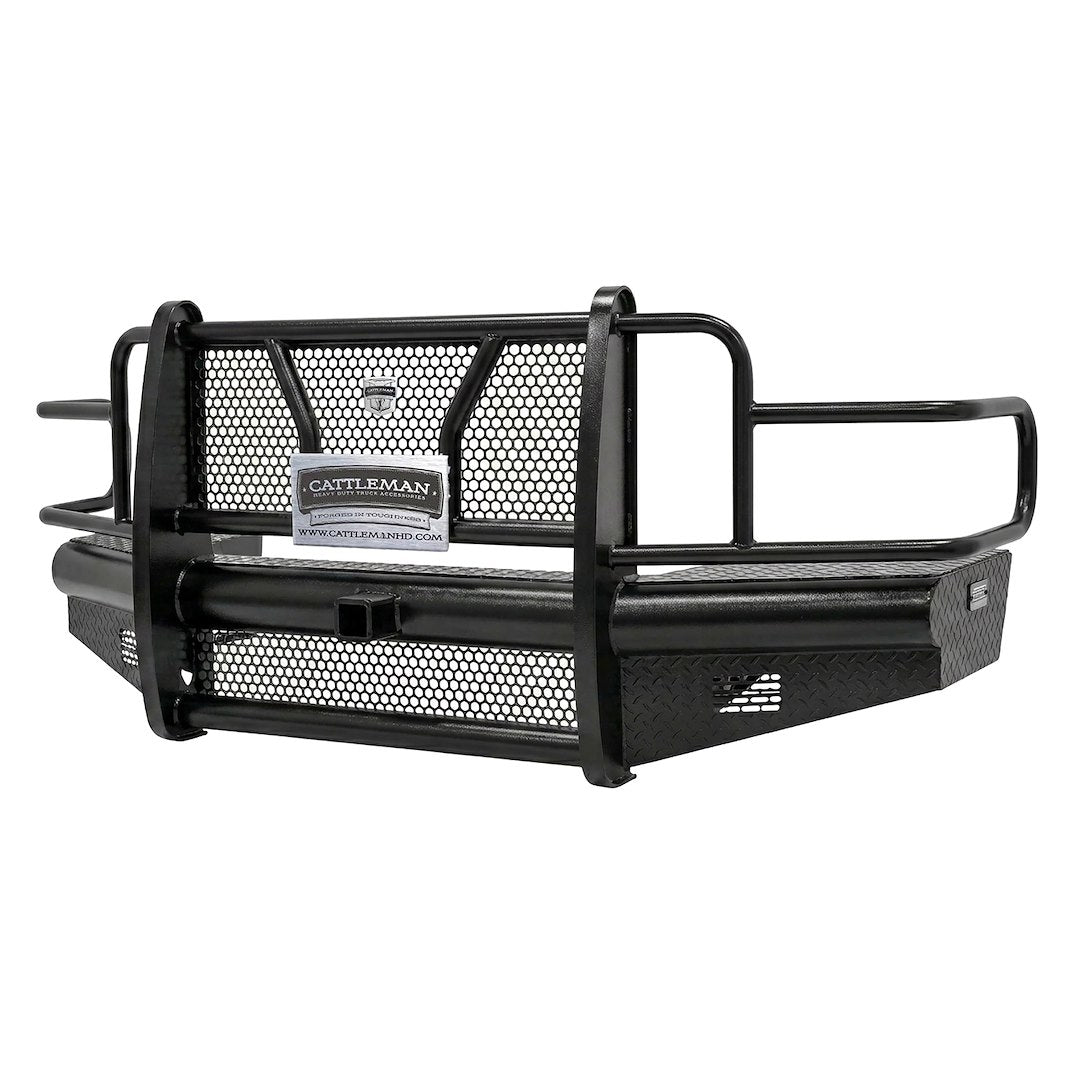 Cattleman Two Vertical Center Protection Bars Bumper 2200P - Front Replacement
