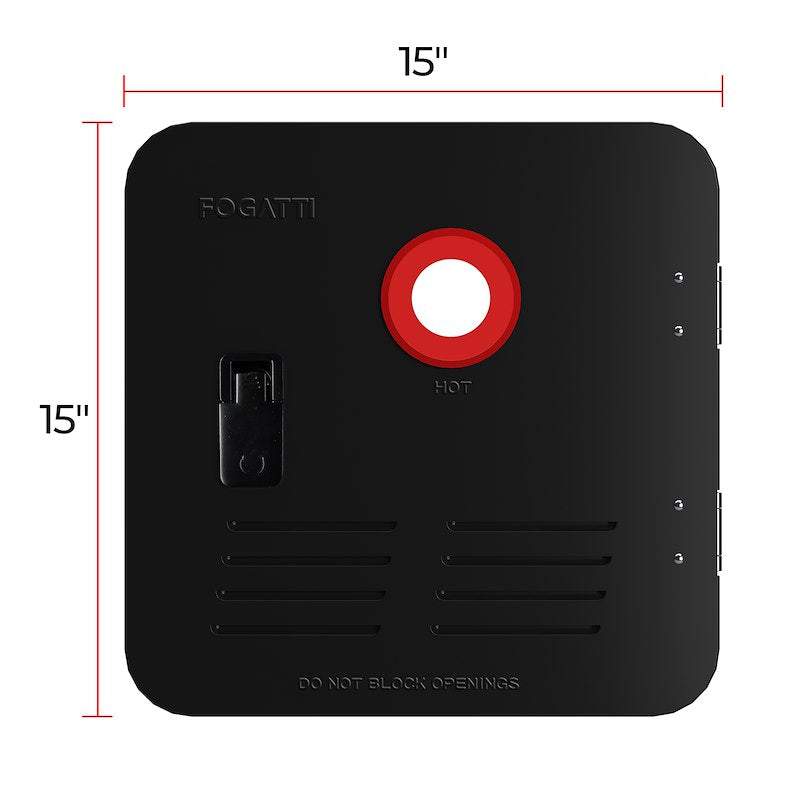 Fogatti Water Heater Access Door: FSBD-1515/BLACK Fogatti 15*15 Door Kit - Black For Instash
