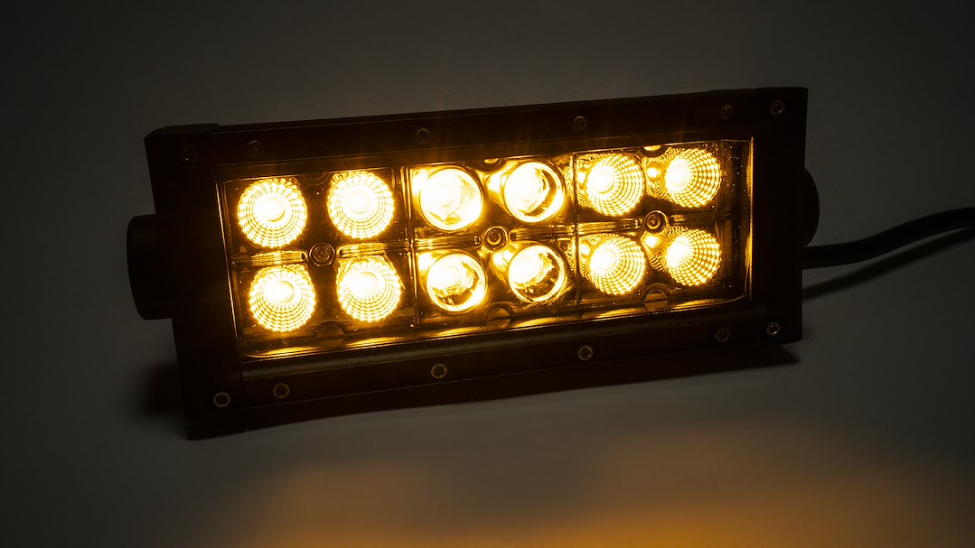 Southern TRU Moisture Breather Technology Light Bar 77075 - White Amber Led Dbl