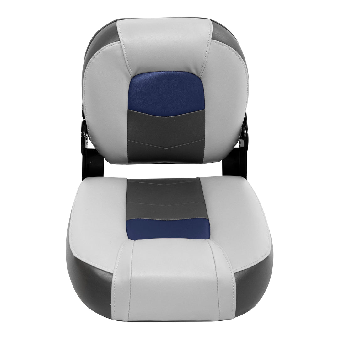 Wise Seating OEM Grade No Pinch Hinges Boat Seat 3305-1880 - PRO-Angler Bass Series 14 Center