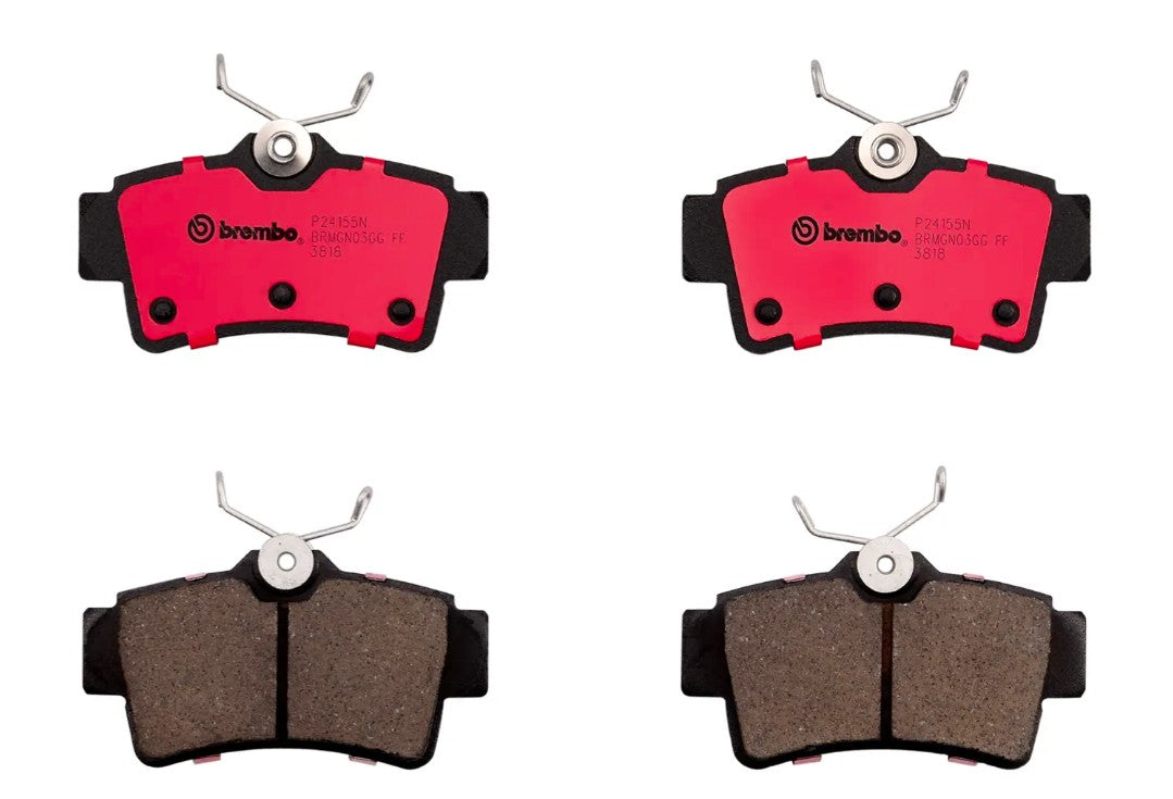 Brembo Premium Low-Met OE Equivalent Pad Brake Pad P24155N - Disc Set