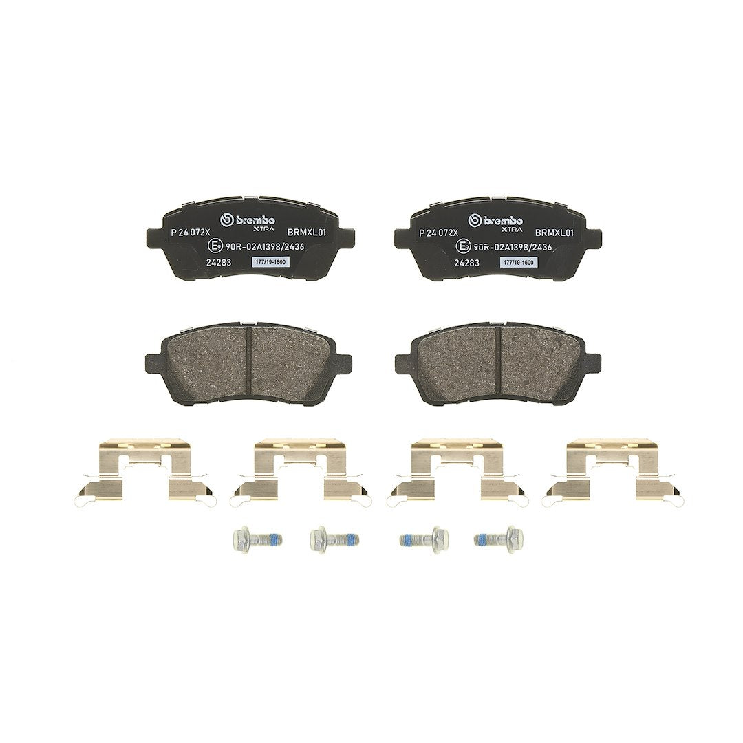 Brembo Premium Low-Met OE Equivalent Pad Brake Pad P24072X