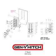 GEN-Y Hitch Versatility And Heavy-Duty Trailer Hitch Ball Mount GH-3024 - Mega-Duty 2.5 Bolt-ON Drop 3.5K