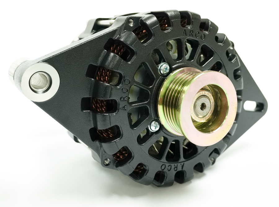 Arco Marine Rapidly Charges Large Battery Banks Alternator/ Generator 4027 - 12V275ASF12 Sidebatterypost