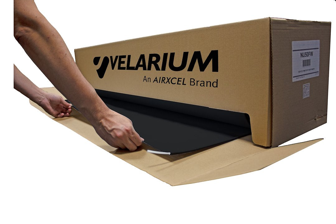 Velarium Quick And Easy Installation Awning Fabric VSTF20000 - Black Universal CUT-TO-FIT Slide-OU