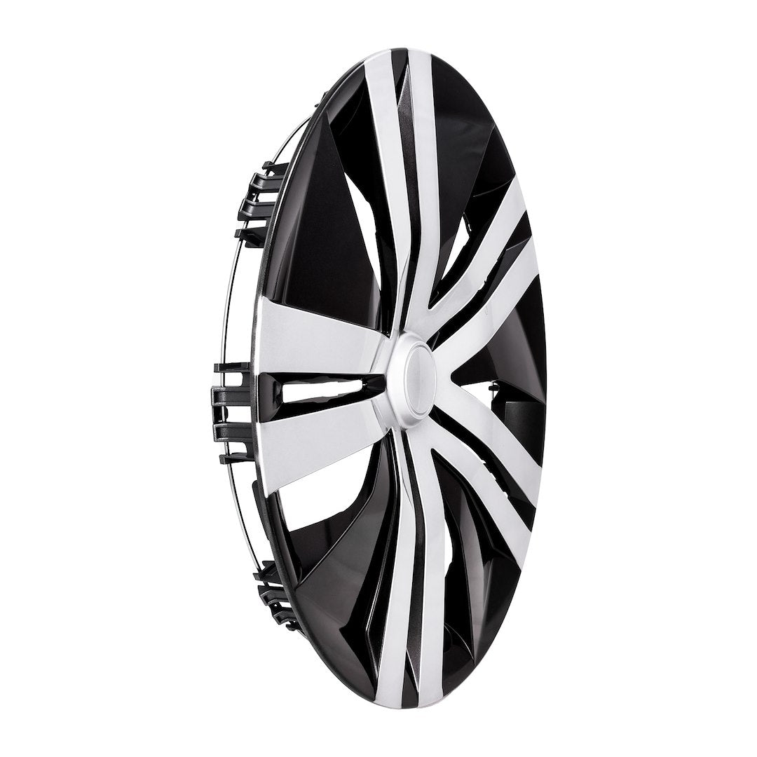 Coast2Coast Limited Lifetime Warranty Wheel Cover IWC55116SB - Silver Black WC 18-25 Leaf 16 10 Spk