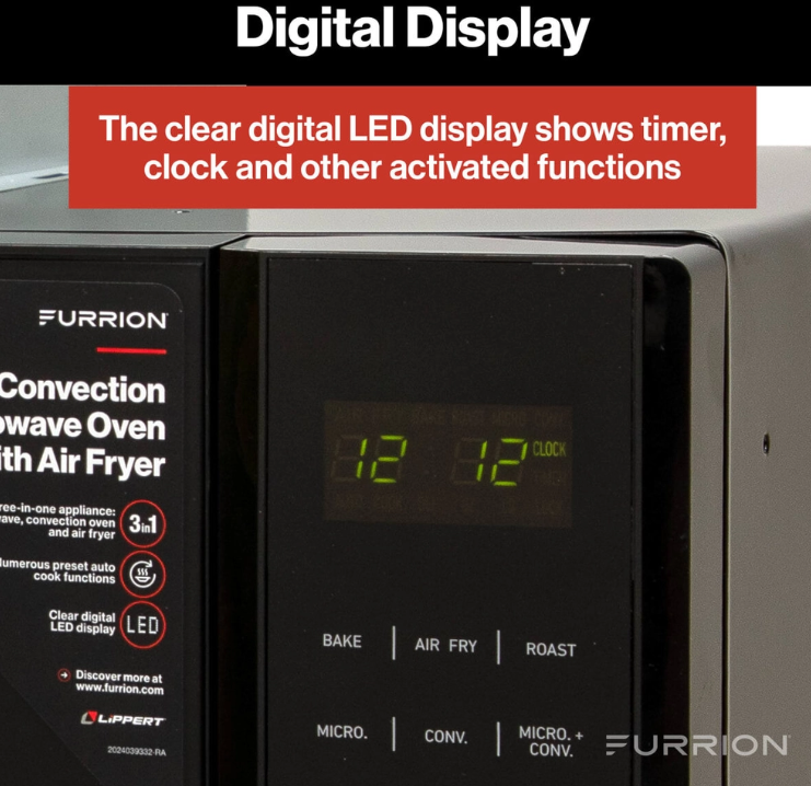 Furrion LLC Rapid Air Frying Technology Microwave Oven 2023056309 - Built-IN FR