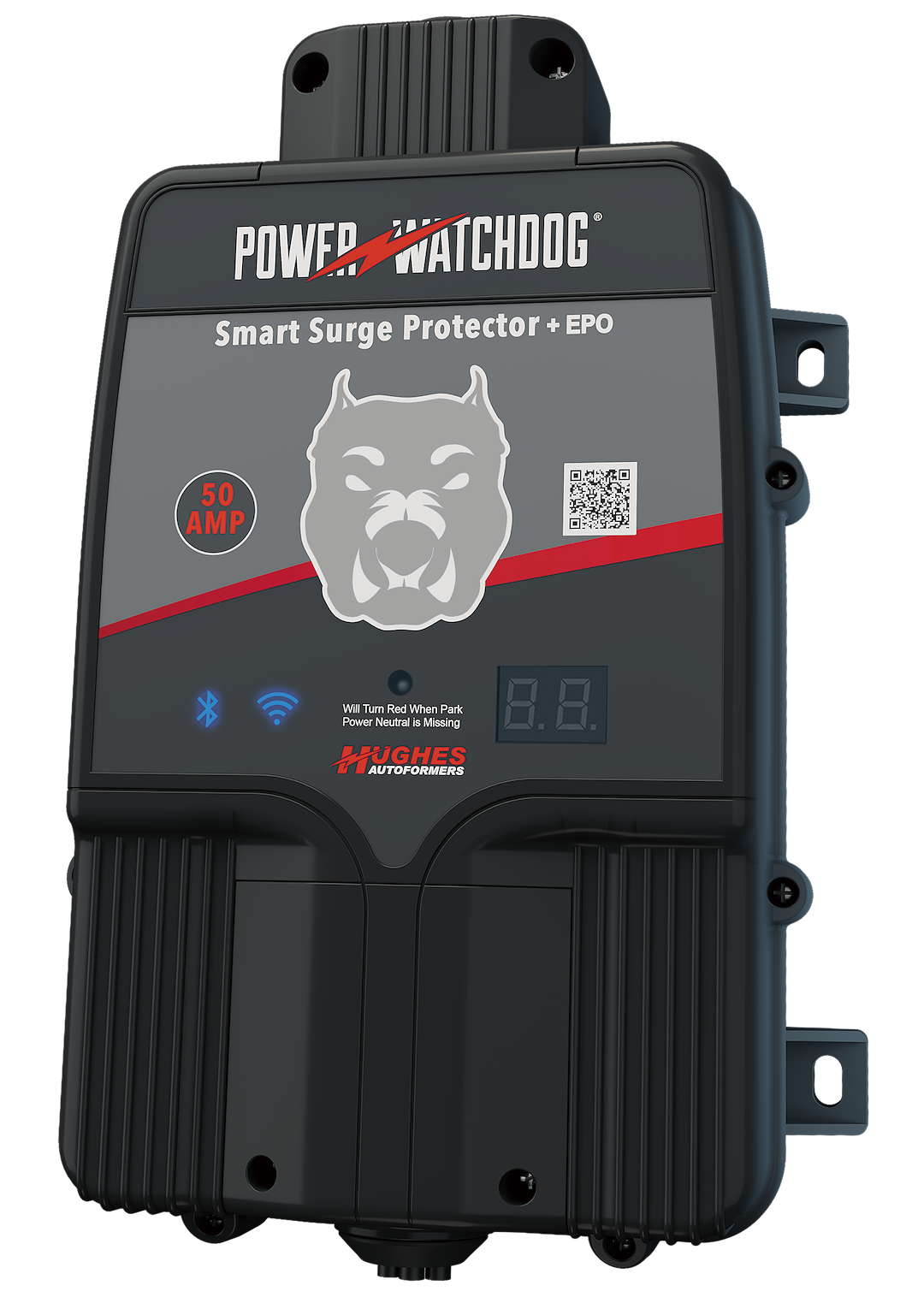 Hughes Auto Limited Lifetime Warranty Surge Protector PWD50Epohw - 50 Amp Spike Power Watchdog Epo Wif