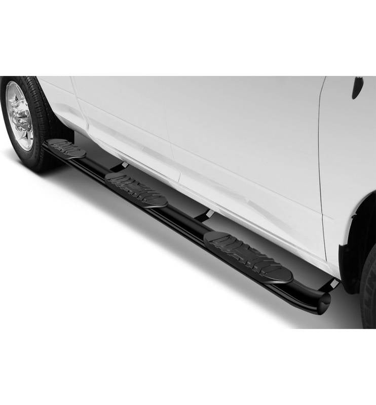 Black Horse Rocker Panel Mount Nerf Bar - Truck Wheel To Wheel GMBK-NL-19 - Extreme Wheel-TO-Wheel Side Steps
