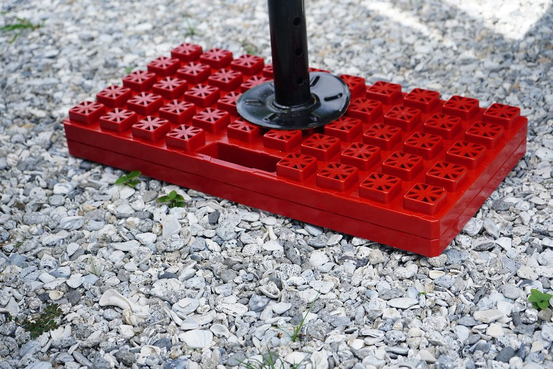 Valterra LLC Attached Easy Grip Handle Leveling Block A10-0930 - Stackers 10X20 10PK BAG