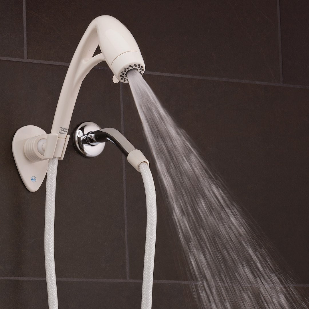 ETL Limited Lifetime Warranty Shower Head 25788 - White Bodyspa Adventure RV 1.8