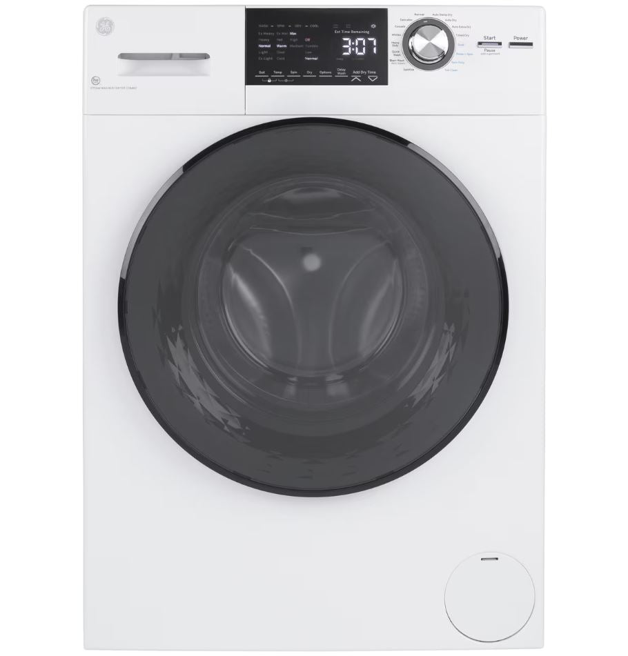 GE Appliance Made In USA Clothes Washer/ Dryer Combo Unit GFQ14Essnww - 24 2.4 CU. FT.Capacity Front