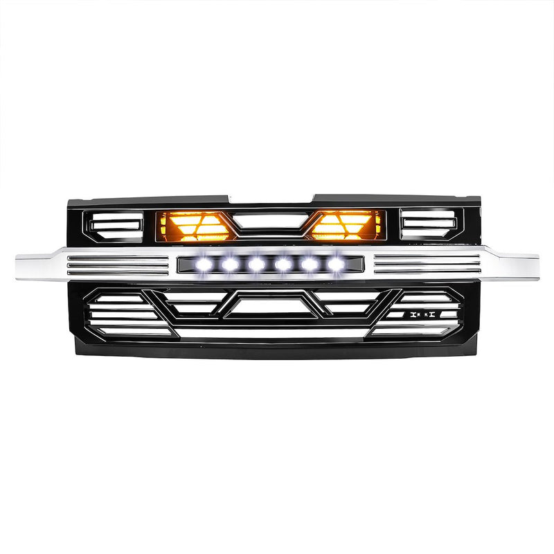 American MOD Mean Aggressive Styling Grille Amchca00132 - Armor Front OFF-Road Ligh