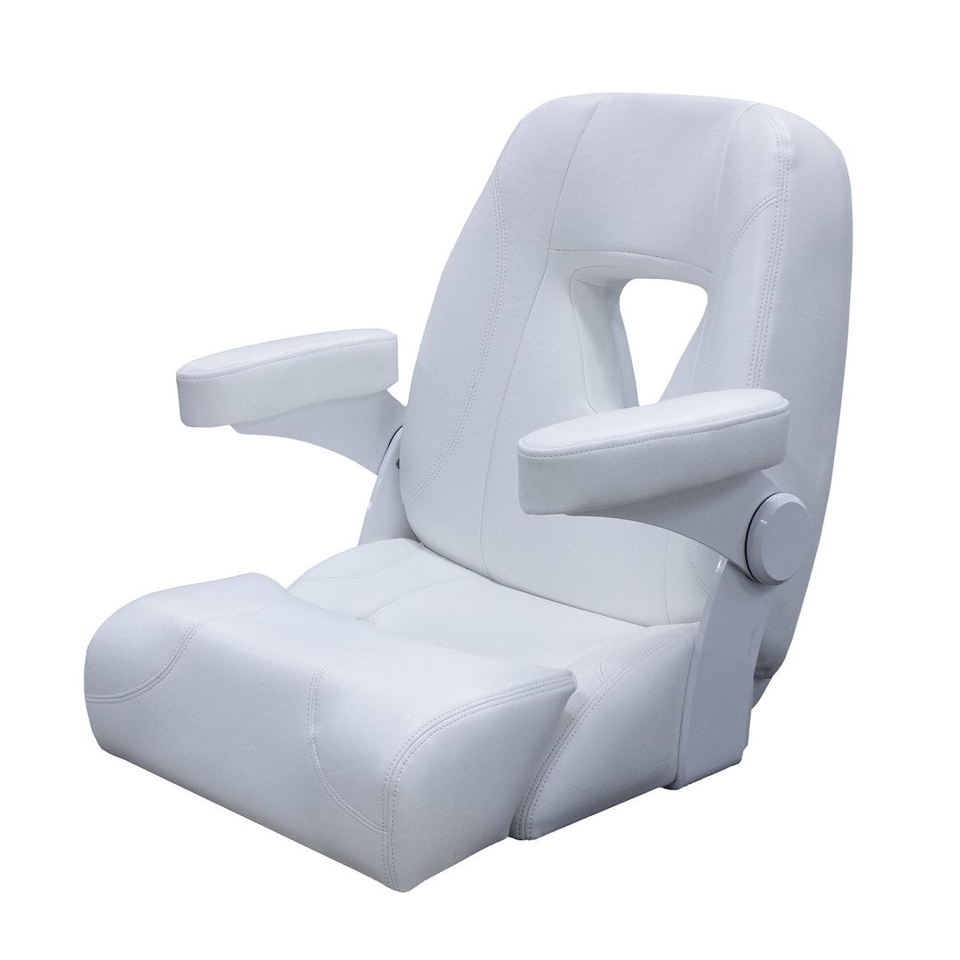 Taco Metals Flexible Contemporary Design Boat Seat HA4-25WHA-7-0000-0-0 - Boca Sport Chair 25