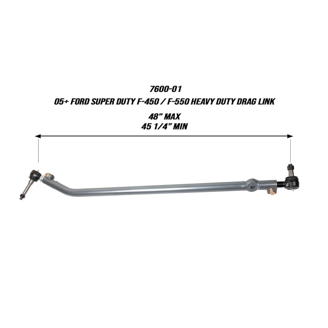 Synergy Limited Lifetime Warranty Drag Link 7600-01 - Ford 2005 Super Duty F-450 F-550