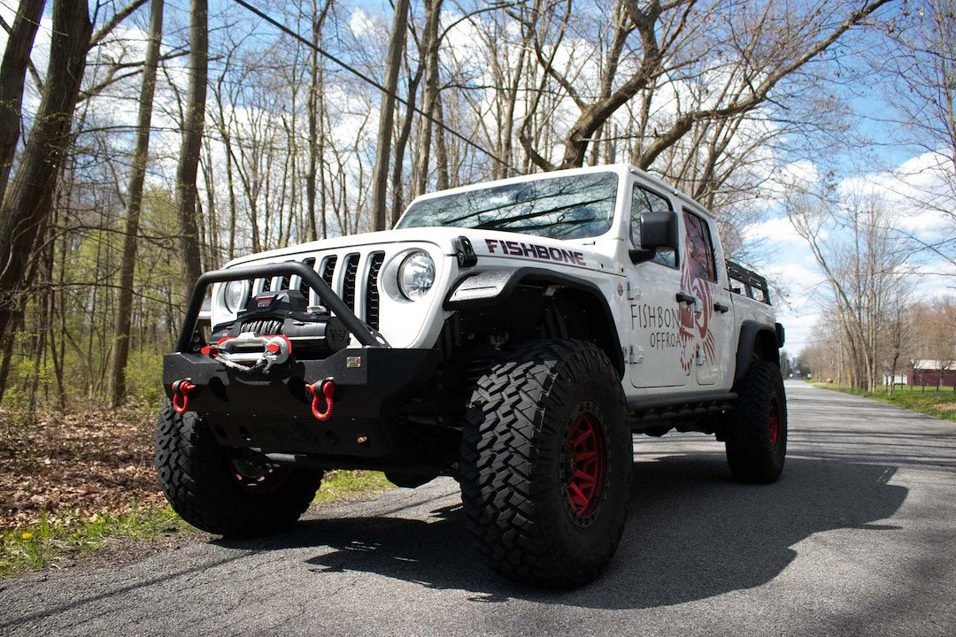 Fishbone LED Lights Provided Fender Flare FB33455F - Aluminum Elite Front Fenders