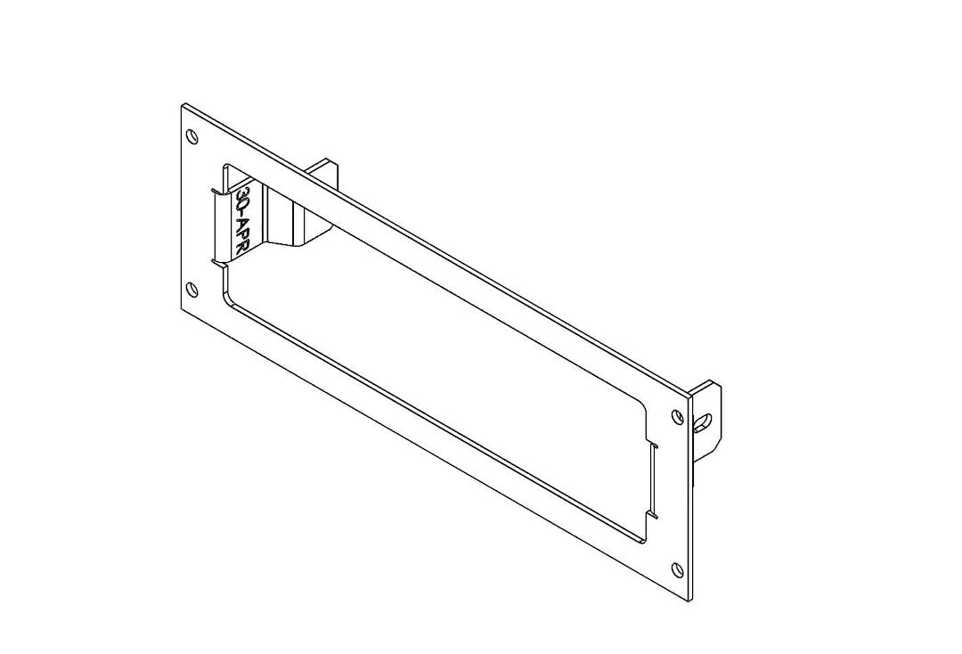 Havis Made In USA Radio Mounting Bracket C-EB30-APR-1P - 1-PC Equipment Console