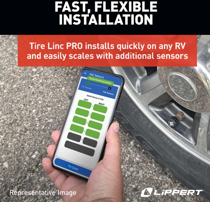 Lippert Comp 2024115887 Tire Pressure Monitoring System - TPMS