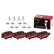 Brembo Premium Low-Met OE Equivalent Pad Brake Pad P50090N - Disc Set