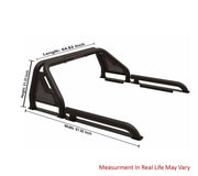 Black Horse Knock-Down Construction Truck Bed Bar GLRB-05B - Nissan Frontier Roll BAR-Gladiator